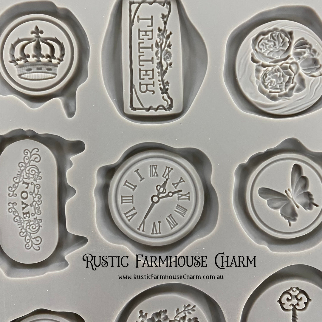 NEW! LETTERS FROM WONDERLAND Alice Mould by Prima - Rustic Farmhouse Charm