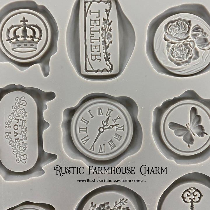 NEW! LETTERS FROM WONDERLAND Alice Mould by Prima - Rustic Farmhouse Charm