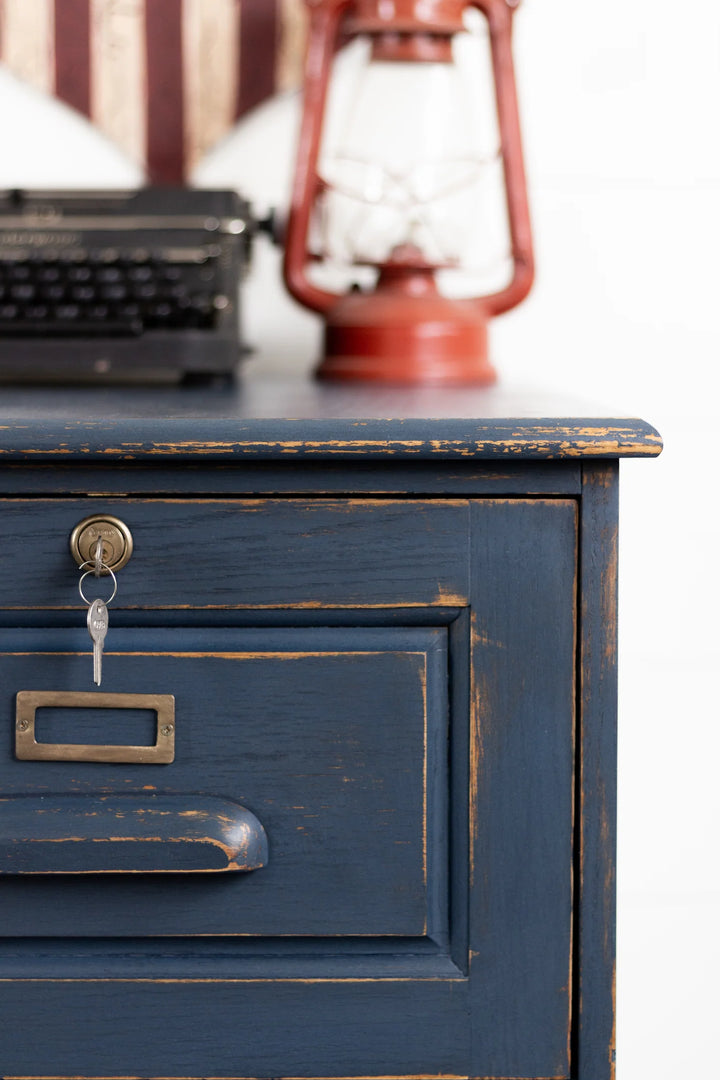 Homestead House Milk Paint - LIBERTY BLUE - Rustic Farmhouse Charm