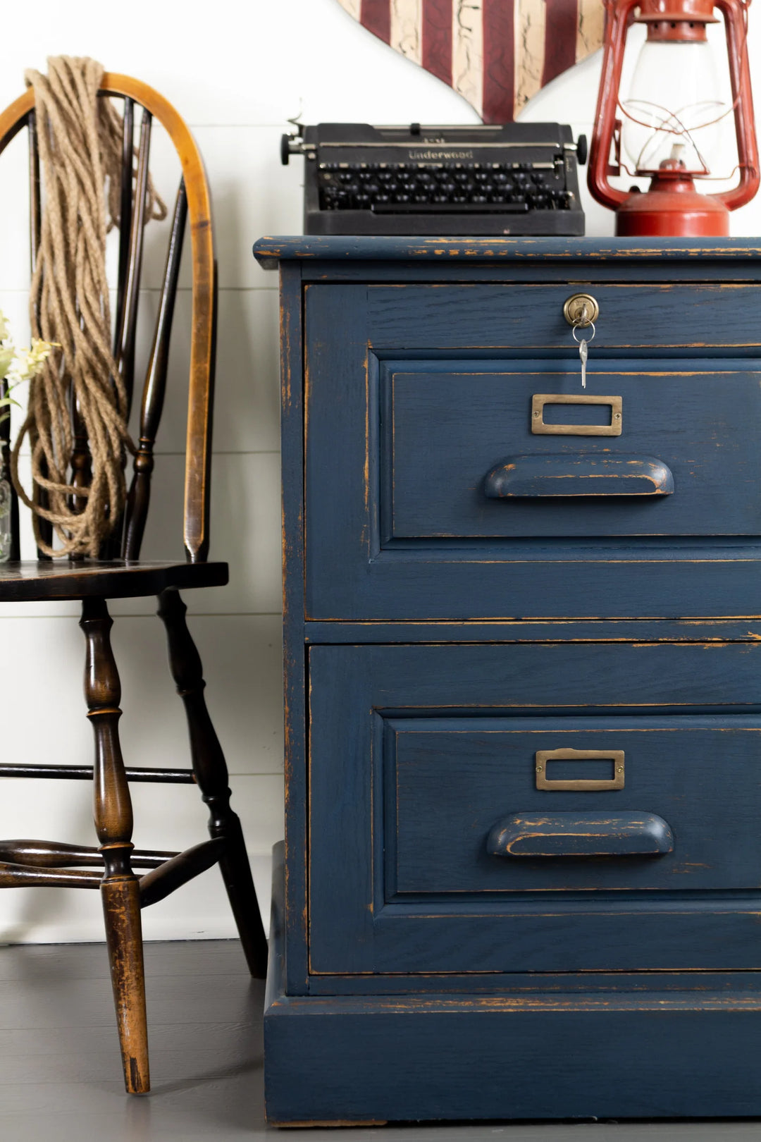 Homestead House Milk Paint - LIBERTY BLUE - Rustic Farmhouse Charm