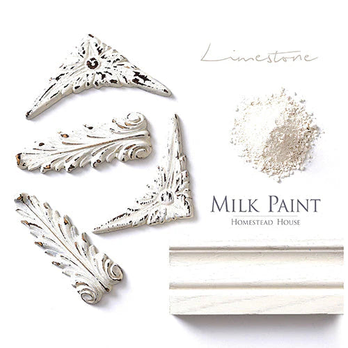Homestead House Milk Paint - LIMESTONE - Rustic Farmhouse Charm