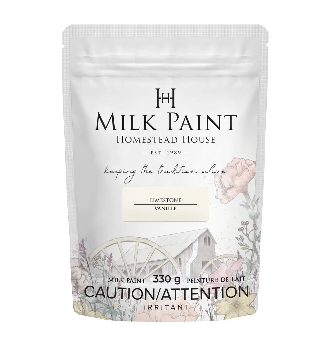 Homestead House Milk Paint - LIMESTONE - Rustic Farmhouse Charm