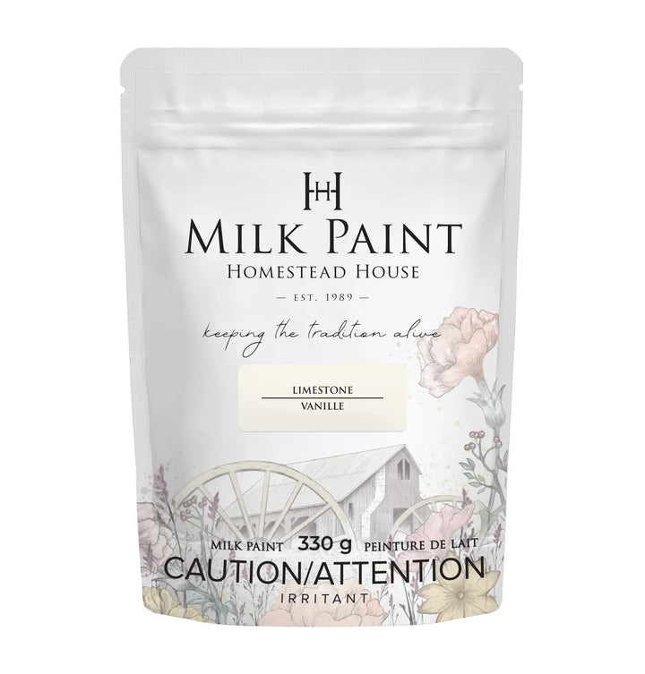 Homestead House Milk Paint - LIMESTONE - Rustic Farmhouse Charm