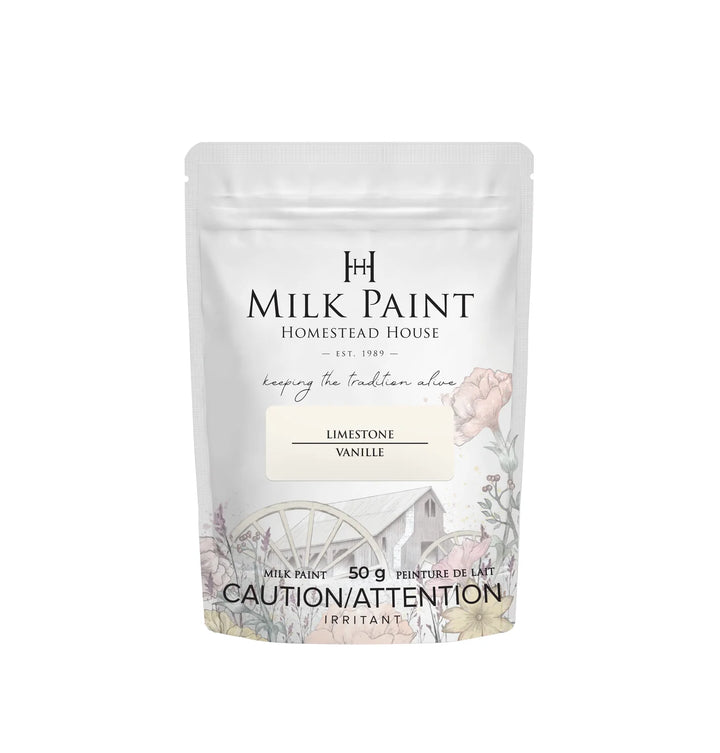 Homestead House Milk Paint - LIMESTONE - Rustic Farmhouse Charm