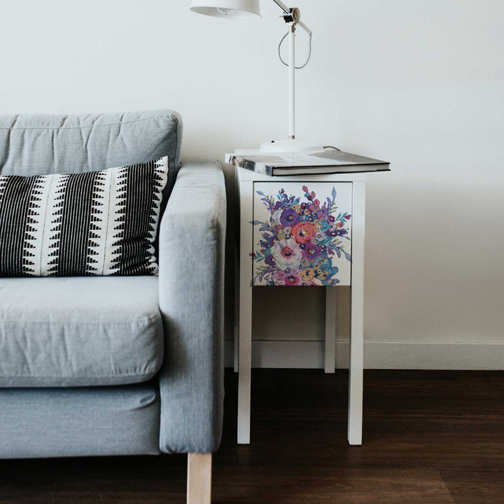 Redesign H20 Transfer - LUMINOUS BLOOMS (2 sheets, each 21.59cm x 27.94cm) - Rustic Farmhouse Charm