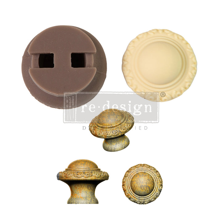 NEW! LUXE ORNATE Redesign Knob Mould by Cece - Rustic Farmhouse Charm