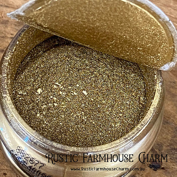 GOLD Metal Pigment Powder by Pentart 20g - Rustic Farmhouse Charm