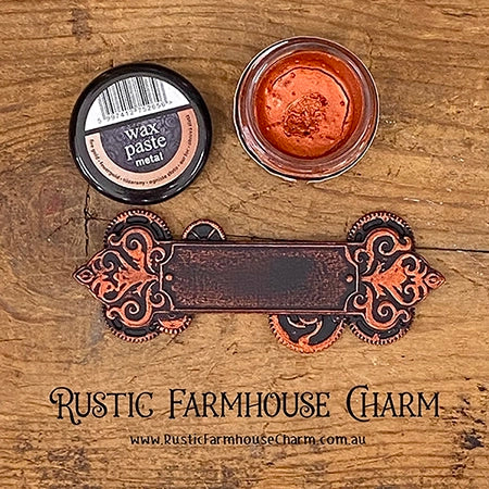 FIRE GOLD Metallic Wax Paste by Pentart 20ml - Rustic Farmhouse Charm