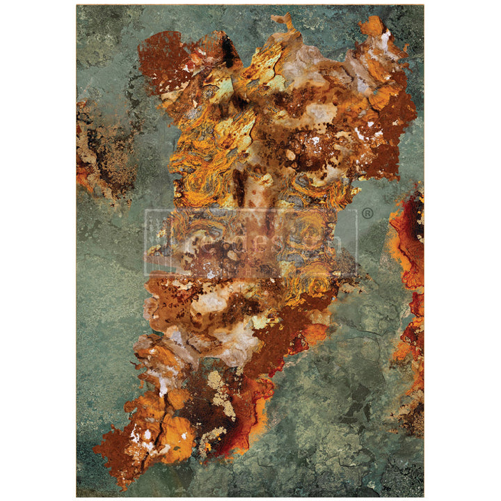 NEW! MARBLE MIRAGE Redesign A1 Decoupage Fibre Paper (59.44cm x 84.07cm) - Rustic Farmhouse Charm