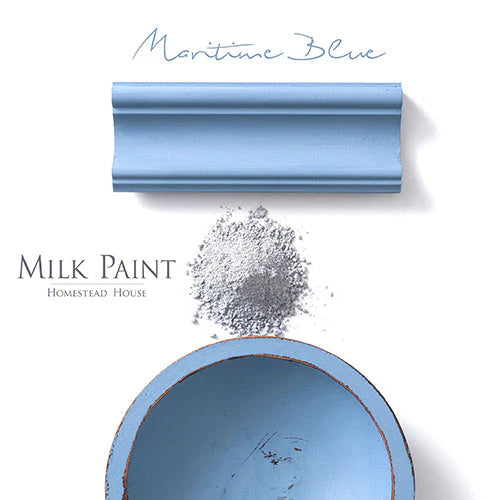 Homestead House Milk Paint - MARITIME BLUE - Rustic Farmhouse Charm
