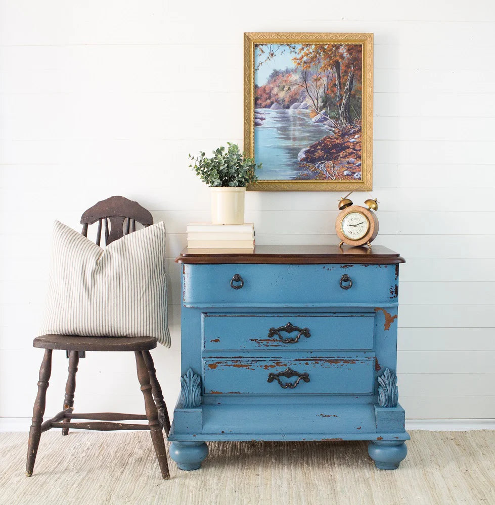 Homestead House Milk Paint - MARITIME BLUE - Rustic Farmhouse Charm