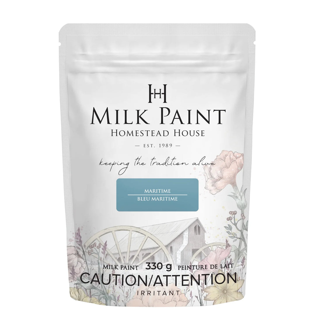 Homestead House Milk Paint - MARITIME BLUE - Rustic Farmhouse Charm