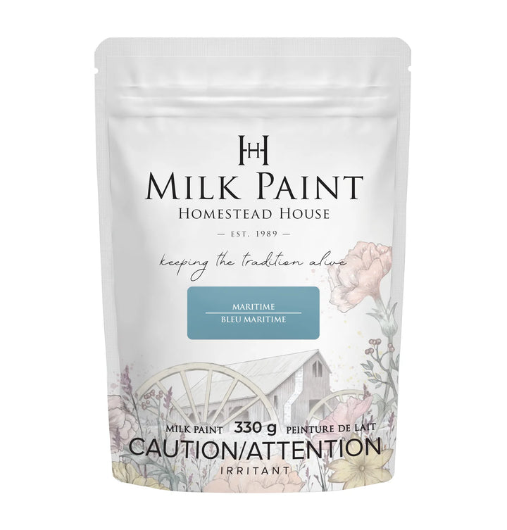 Homestead House Milk Paint - MARITIME BLUE - Rustic Farmhouse Charm