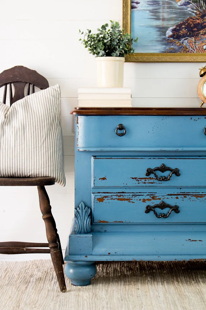 Homestead House Milk Paint - MARITIME BLUE - Rustic Farmhouse Charm