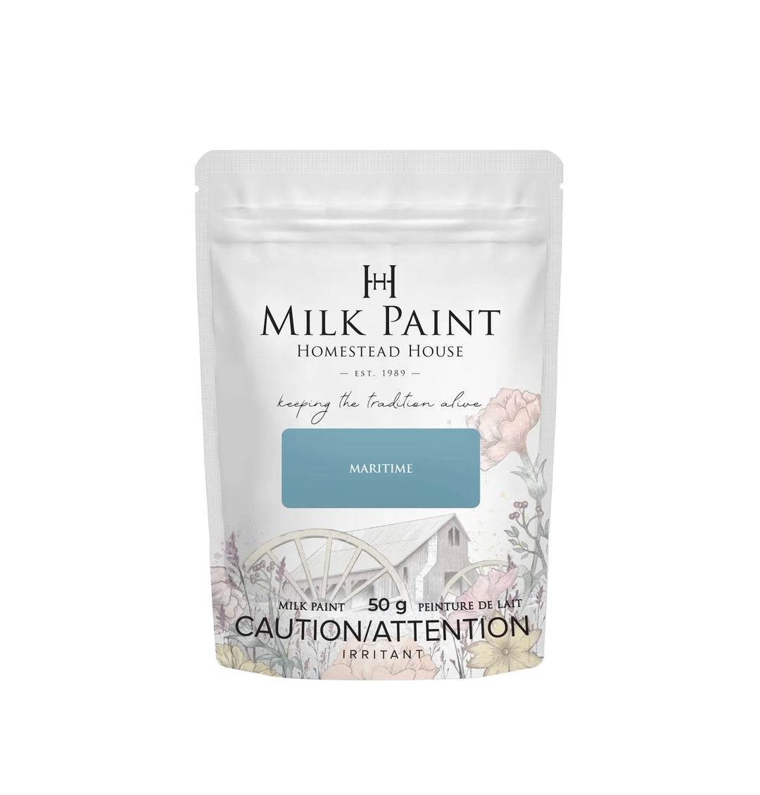 Homestead House Milk Paint - MARITIME BLUE - Rustic Farmhouse Charm