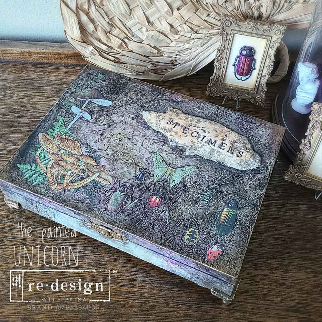 Redesign Middy Transfer - EPHEMERA ENCLAVE (3 sheets, each 21.59cm x 27.94cm) - Rustic Farmhouse Charm
