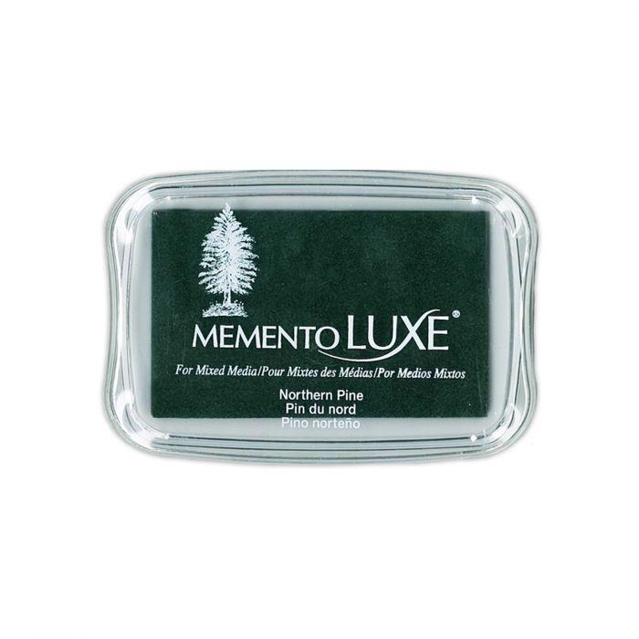 Tsukineko Memento Luxe Ink Pad - NORTHERN PINE (great for fabrics!) - Rustic Farmhouse Charm