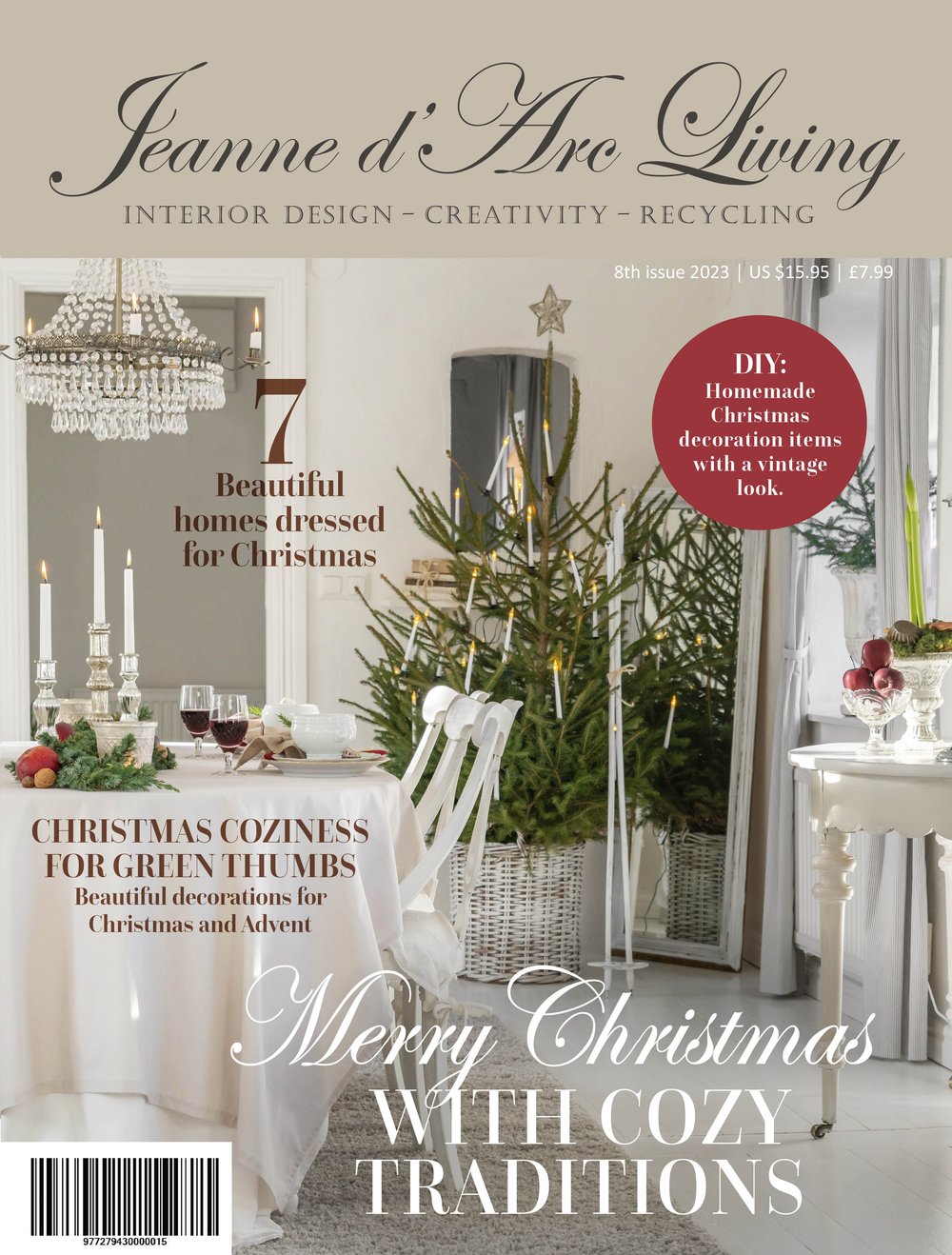 NEW! Jeanne d'Arc Living Magazine - 8th Issue Nov 2023 - Rustic Farmhouse Charm