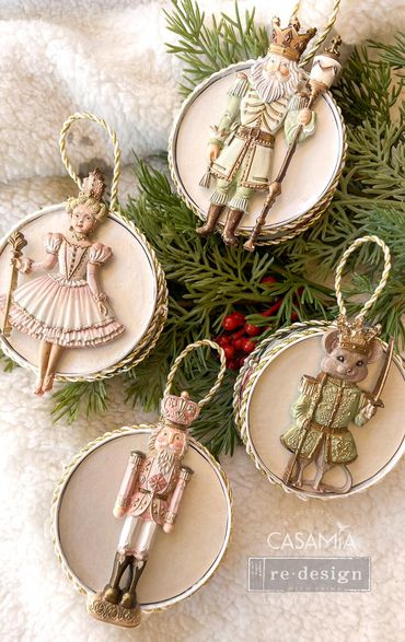 Redesign Mould - NUTCRACKER PARTY (5" x 8") - Rustic Farmhouse Charm