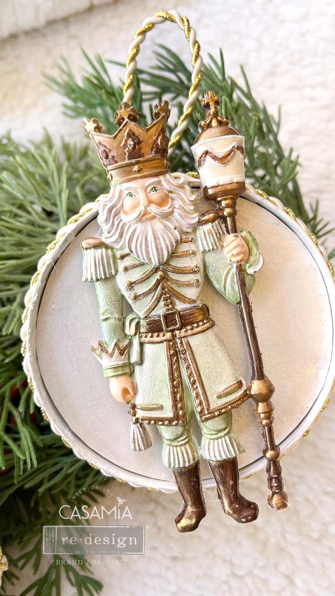 Redesign Mould - NUTCRACKER PARTY (5" x 8") - Rustic Farmhouse Charm