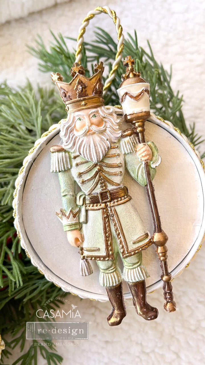 Redesign Mould - NUTCRACKER PARTY (5" x 8") - Rustic Farmhouse Charm