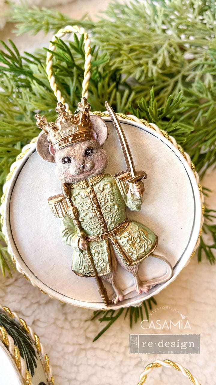 Redesign Mould - NUTCRACKER PARTY (5" x 8") - Rustic Farmhouse Charm