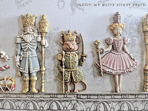 Redesign Mould - NUTCRACKER PARTY (5" x 8") - Rustic Farmhouse Charm