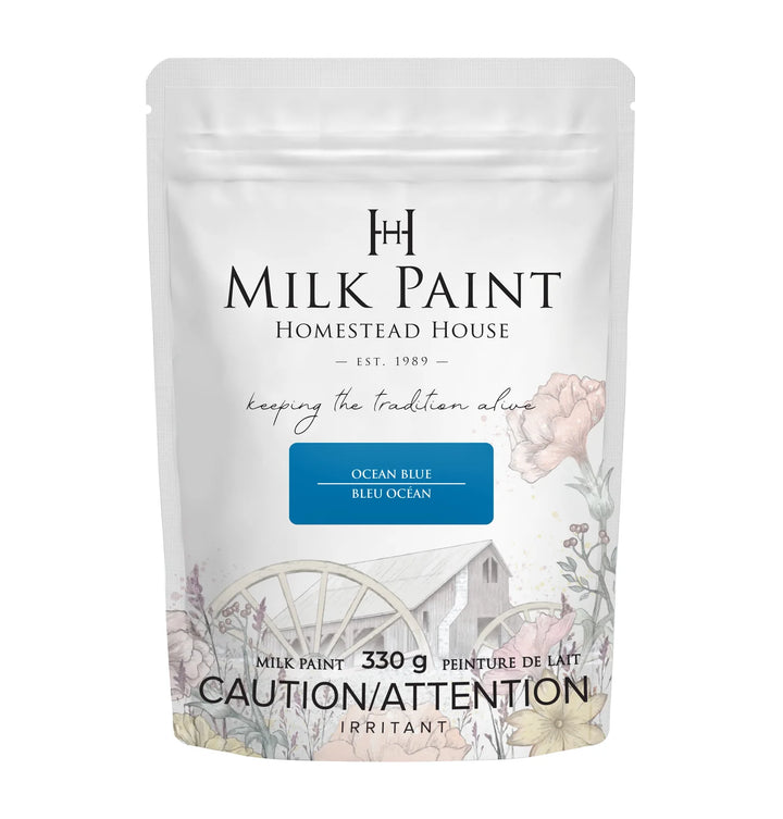 Homestead House Milk Paint - OCEAN BLUE - Rustic Farmhouse Charm