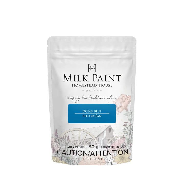 Homestead House Milk Paint - OCEAN BLUE - Rustic Farmhouse Charm