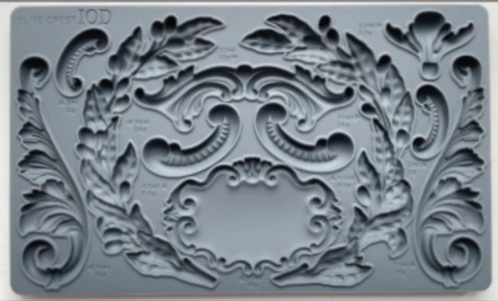 OLIVE CREST Mould by IOD (6"x10", 15.24cm x 25.4cm) - Rustic Farmhouse Charm