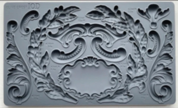 OLIVE CREST Mould by IOD (6"x10", 15.24cm x 25.4cm) - Rustic Farmhouse Charm