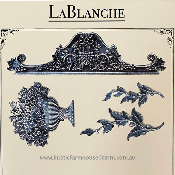 LaBlanche Mould - ORNAMENT LOUISE (12.7 cm x 20.3 cm) - Rustic Farmhouse Charm