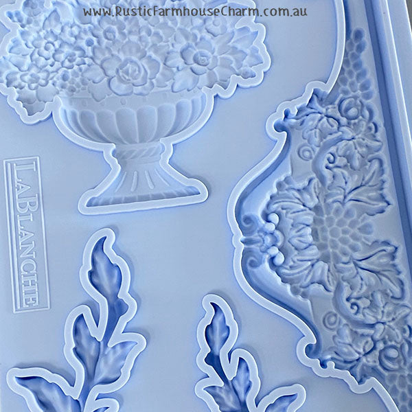 LaBlanche Mould - ORNAMENT LOUISE (12.7 cm x 20.3 cm) - Rustic Farmhouse Charm