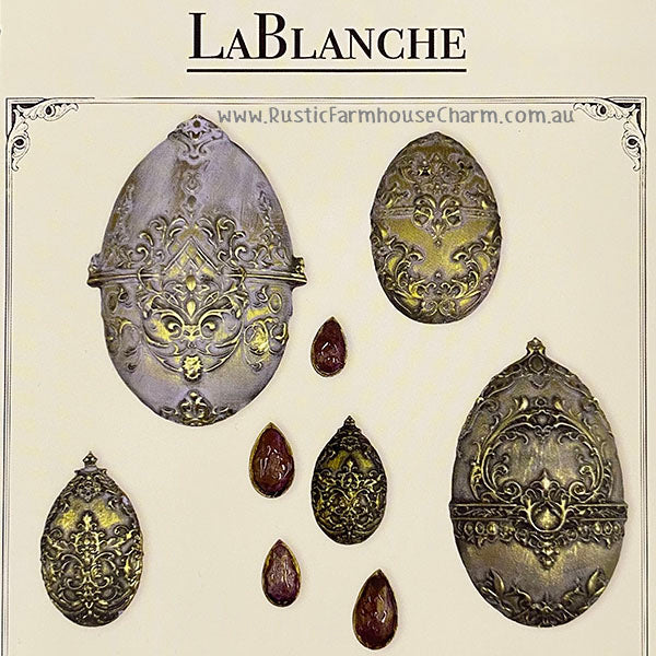 LaBlanche Mould - ORNAMENTAL EGGS (12.7 cm x 20.3 cm) - Rustic Farmhouse Charm