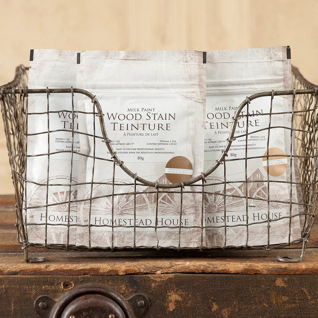 Homestead House Milk Paint Stain - PACIFIC REDWOOD - Rustic Farmhouse Charm