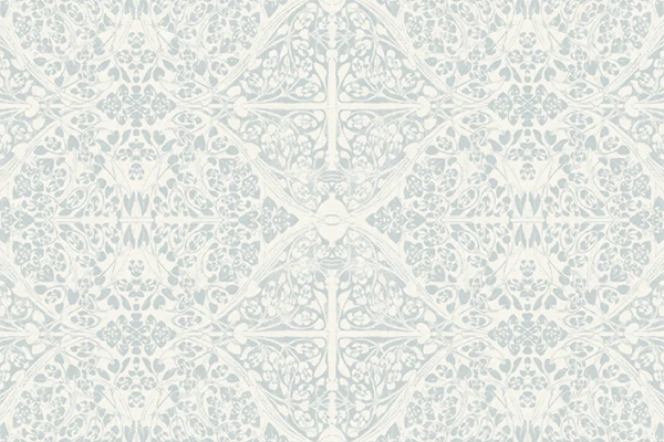 Decoupage Tissue Paper - Pale Blue Intertwined Floral Vines (50.8cm x 76.2cm) - Rustic Farmhouse Charm