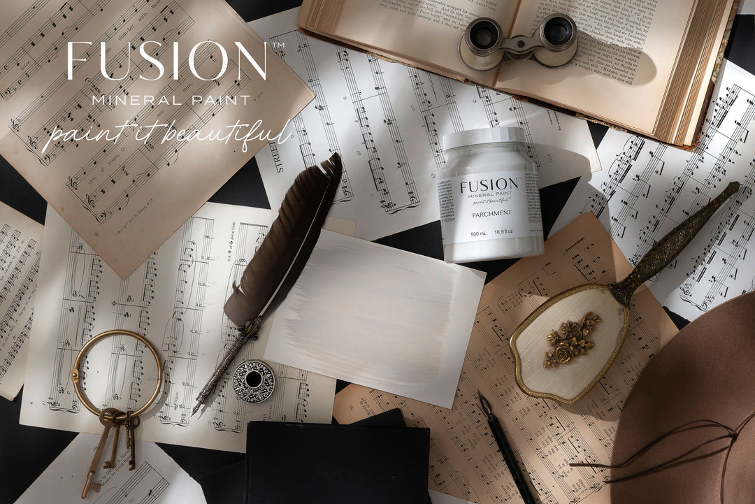 NEW! PARCHMENT Fusion™ Mineral Paint - Rustic Farmhouse Charm