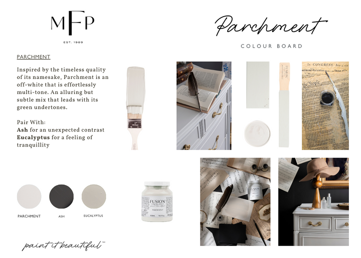 NEW! PARCHMENT Fusion™ Mineral Paint - Rustic Farmhouse Charm