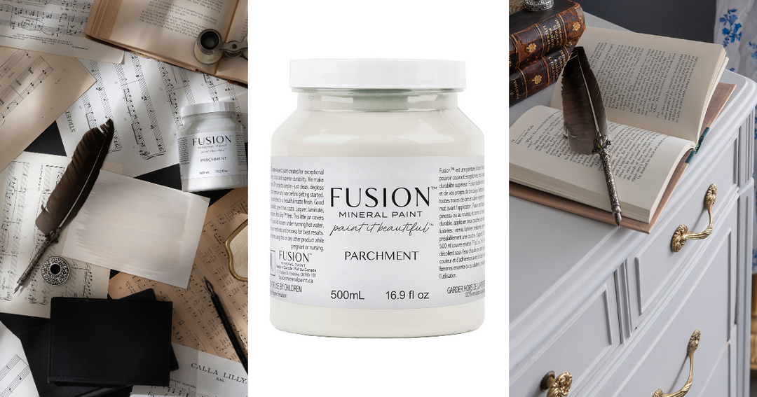 NEW! PARCHMENT Fusion™ Mineral Paint - Rustic Farmhouse Charm