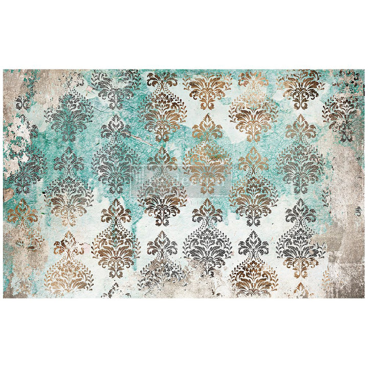 PATINA FLOURISH Redesign Decoupage Tissue Paper 48.26cm x 76.2cm - Rustic Farmhouse Charm