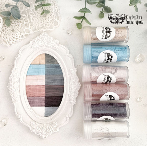 PEARLS & CRYSTALS Mica Powder Set by  Finnabair Prima - Rustic Farmhouse Charm