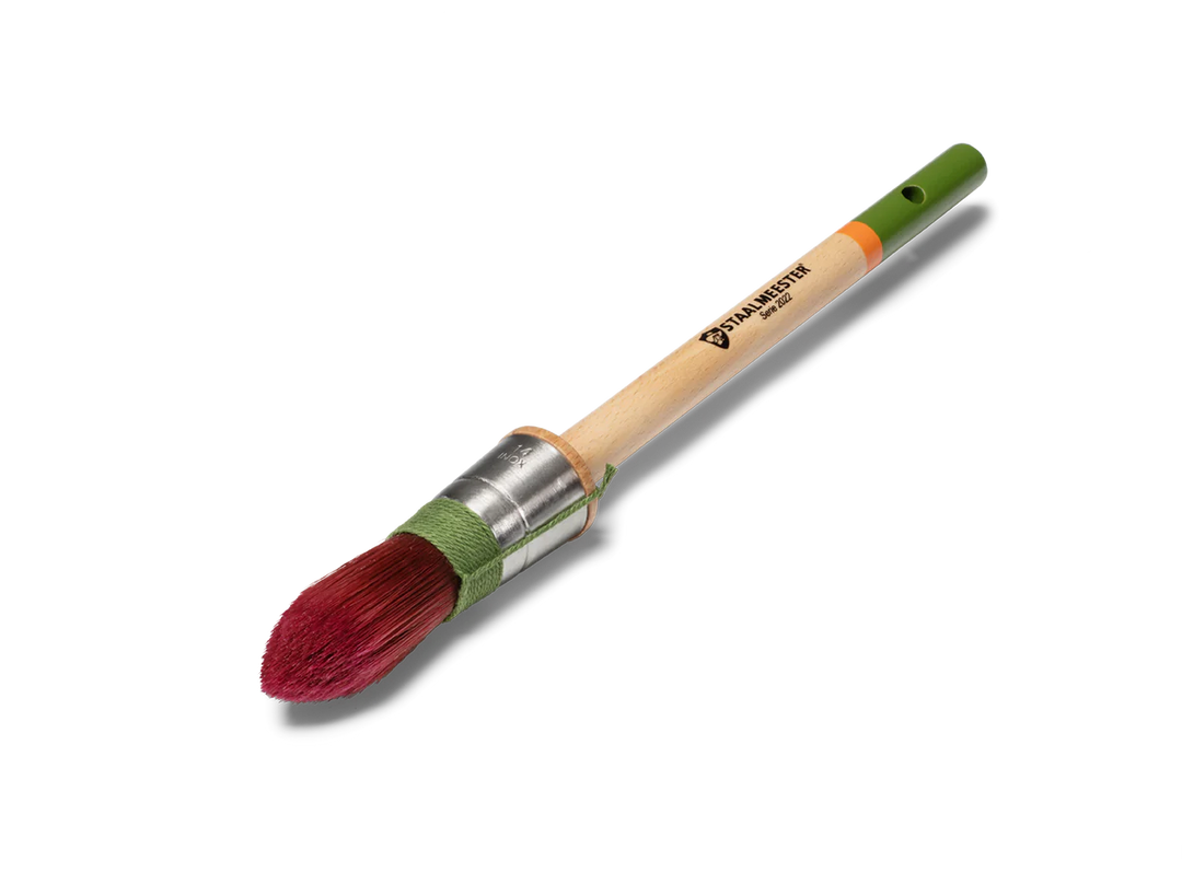 Staalmeester® Paintbrush POINTED SASH (100% Synthetic) - Pro-Hybrid Series 2022 #14 - Rustic Farmhouse Charm