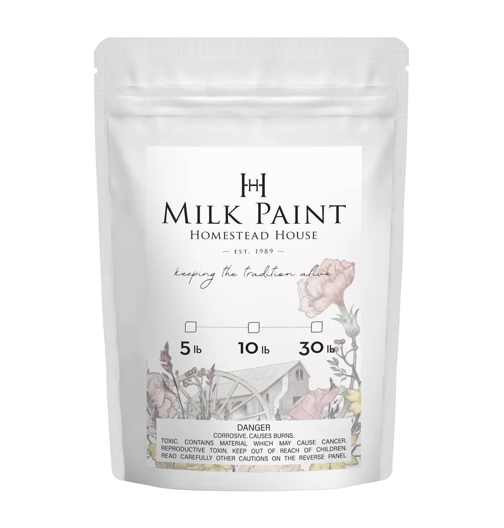 Homestead House Milk Paint - PORCELAIN - Rustic Farmhouse Charm