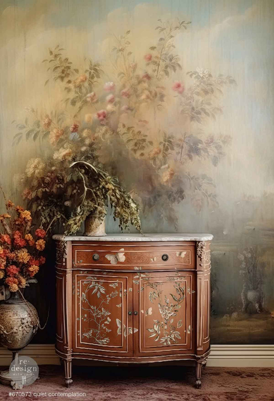 NEW! Redesign Middy Transfer - QUIET CONTEMPLATION (3 sheets, each 21.59cm x 27.94cm) - Rustic Farmhouse Charm