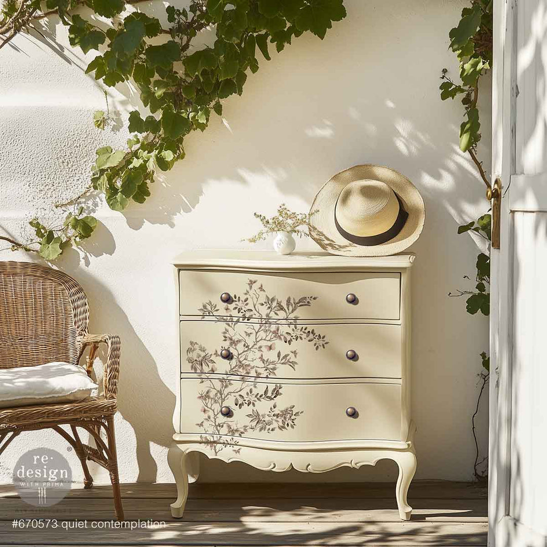 NEW! Redesign Middy Transfer - QUIET CONTEMPLATION (3 sheets, each 21.59cm x 27.94cm) - Rustic Farmhouse Charm