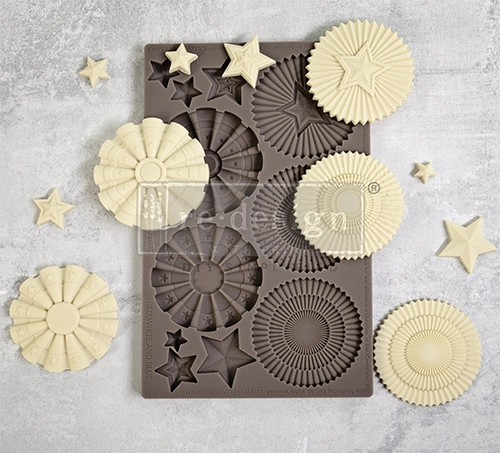 New! Redesign Mould - RED, WHITE & BLUE - Rustic Farmhouse Charm