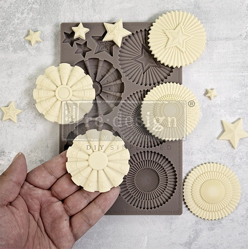 New! Redesign Mould - RED, WHITE & BLUE - Rustic Farmhouse Charm