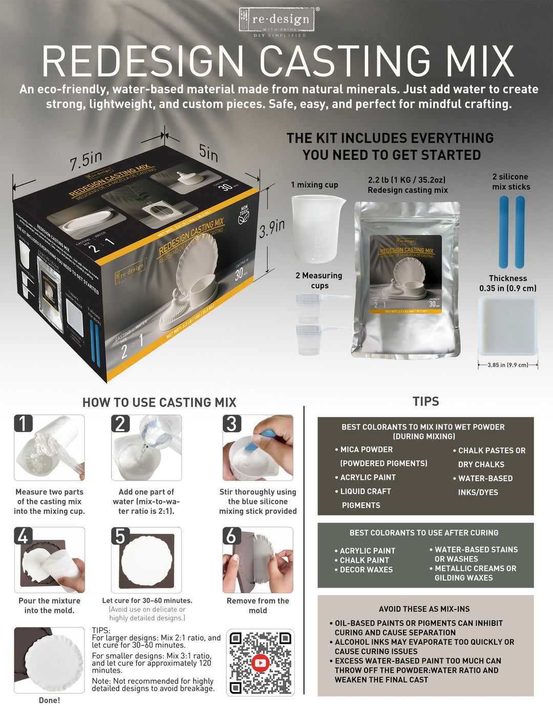 NEW! Redesign Casting Mix Kit