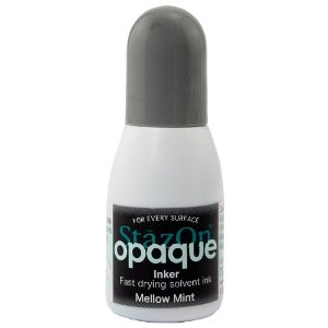 StazOn Refill Re-Inker - MELLOW MINT 15ml (Permanent, Solvent-Based) - Rustic Farmhouse Charm