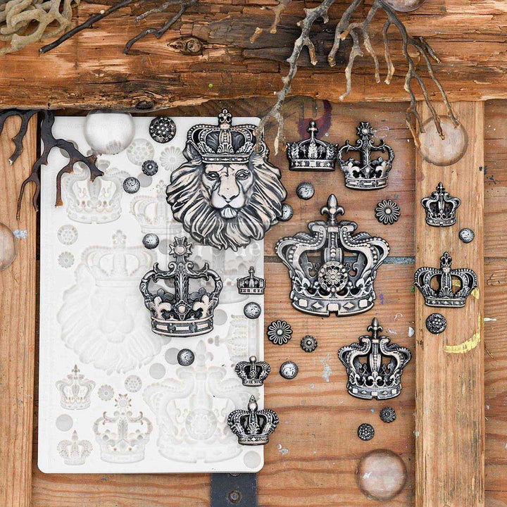 NEW! REGALIA Mould by Finnabair - Rustic Farmhouse Charm